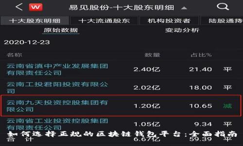 如何选择正规的区块链钱包平台：全面指南